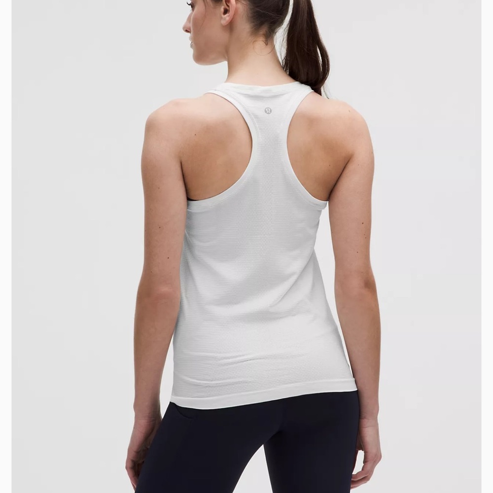 Lululemon  Swiftly Tech Racerback Tank 2.0 NWT size 6 white